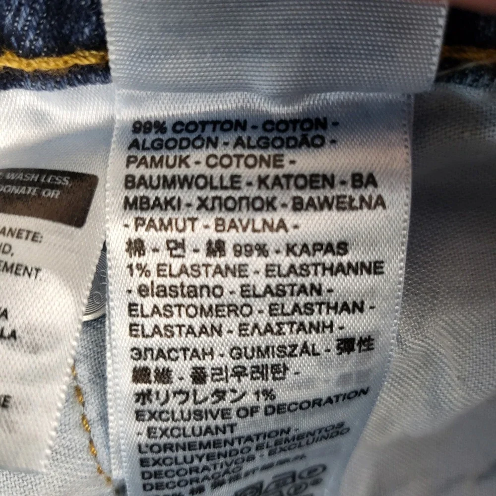 Levi's 559 Relaxed Straight Jeans Mens 36x30 Blue Excellent Medium Wash Denim